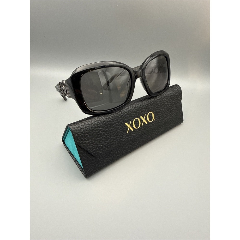 XOXO Sunglasses " Sultry" Authentic Black Frame 100% UV Protection-Includes Case